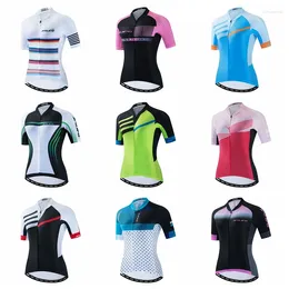 Racing Jackets JPOJPO Cycling Jersey Women Mountain Bike Clothing Quick Dry MTB Bicycle Shirt Uniform Anti-UV Wear Ropa