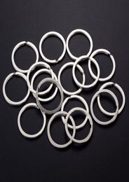 1000pcsbag 30MM Flat Split Ring Connectors Iron Silver Antique bronze Key Rings Circle for Keychain DIY Making Finding Accessorie7545243