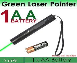 Astronomy Visible Beam High Power 5mW Green Laser Pointer Tactical Pen Lazer Pointer High Quality Laser AA Battery Pet Toy Gift3483036
