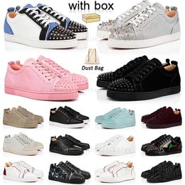 With Box mens shoes Womens Flat red bottoms Sneakers Designer Shoes Low Black White Top Leather Vintage redbottoms Loafers Vintage Plate-forme Luxury Trainers