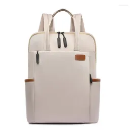 School Bags Inch Travel Student Backpack Laptop 13.4 Oxford Rucksack Business Fashion Backpacks Waterproof Mochila Bag Women Casual
