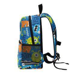 Backpacks New Child Backpack Boys Girls School Bag for Kids Children Toddler Kindergarten Toy Cute Cartoon Monster Party Animal Schoolbag