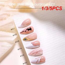 Nail Gel 1/3/5 pieces of professional painted white gold glue metal cable gel nail polish Q240507