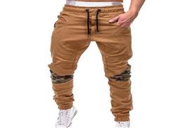 New Designer Thin Summer Men Camouflage Casual Pants Patchwork Sweatpants Male Cargo Pants Multipocket Sportwear Mens Joggers4548917