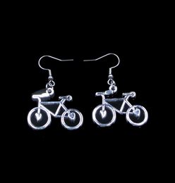 New Fashion Handmade 3123mm Bike Bicycle Earrings Stainless Steel Ear Hook Retro Small Object Jewellery Simple Design For Women Gir8513853