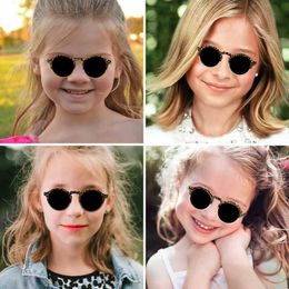 Sunglasses 2023 Kids Double Leopard Round Outdoor Children Sun Protection Sunglasses Boys Girls Colors Protect Eyes Baby UV400 Sunglasses