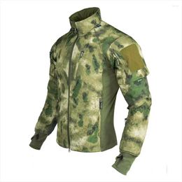 Hunting Jackets Men's Tactical Cotton Waterproof Padded Ultralight Camouflage Jacket Outdoor Mountaineering Ski