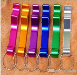 Portable Aluminium Alloy Stainless Steel Beer Wine Bottle Opener With KeyChain 2in1 Design For Party Gift Multifunction Tool6876111