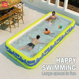 Bathing Tubs Seats 2.1M inflatable home swimming pool folding home adult summer swimming pool baby bucket children paddle swimming pool garden game WX