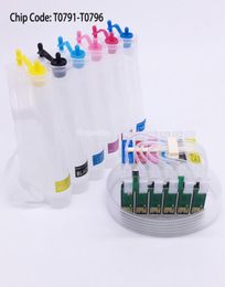 6 Color T0791T0796 Empty CISS Ink System With ARC Chip For Epson 1400 PX700W PX800FW P50 PX830FWD A1430 Artisan 14302926697