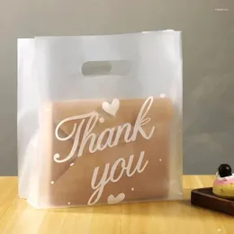 Gift Wrap 50pcs Thank You Plastic Bags Christmas Candy Cookie Wrapping Wedding Birthday Party Bread Pack Bag