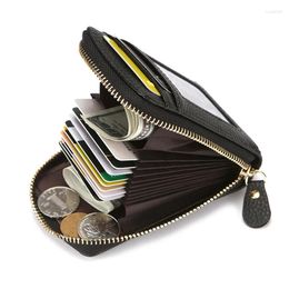 Wallets PU Leather Slim Mini Wallet Fashion ID S Holder Purse Card Unisex Women Men