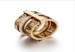 2021 mens designer gold rings women pre owned design Jewellery three colour roman numerals unisex setting high end luxury wh4778156