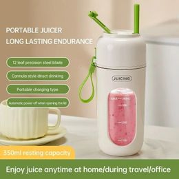 Juicer Portable Wireless Rechargeable Juice Cup for Students Home Multifunctional 240508