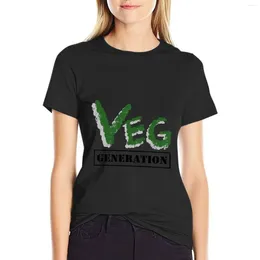 Women's Polos Vegan Generation T-shirt Female Korean Fashion Shirts Graphic Tees Western Dress For Women