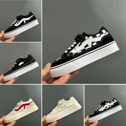 Kids shoes Classic Old Skool Mens Casual shoes OG Canvas designers skateboard Platform trainers sports sneakers Children boys baby Preschool PS Toddler Girl shoe