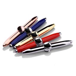 Penna multi pennor ledde kulpoint grossistfunktion som snurrar roterande gyro dekomprimering leksak presentanpassad
