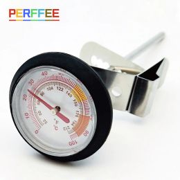 Gauges BiTherm Dial Probe Thermometer Stainless Steel 0100 °C Instant Read Cooking Kitchen Thermometre for Coffee Drip Kettle Milk