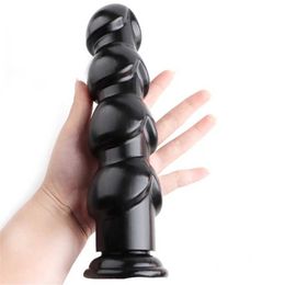 Other Health Beauty Items 24CM large fake penis strong suction bead anal fake penis butt plug ball anal plug Y240503