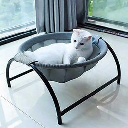 Cat Beds Furniture Cat Dog Bed Pet Hammock Cat Standing Bed Pet Supplies Full Wash Stable Structure Detachable Excellent Breathability d240508
