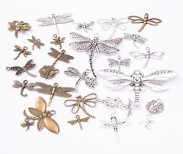 Charms 50g Metal Mixed Charm Animal Dragonfly Copper Bracelet Necklace Handmade Jewellery Making Whole DIY1399535