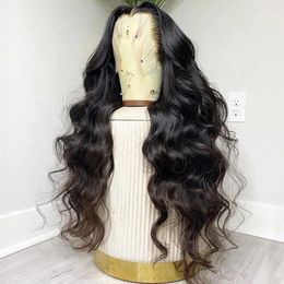 Body Wave Spets Front Wig 13x4 13x6 Transparent spets frontala peruk 4x4 stängning peruk våt och vågigt mänskligt hår spetsar frontala peruker 240508