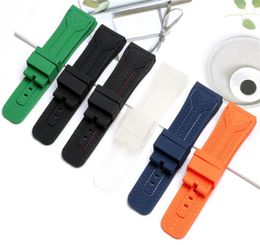 Top Quality Silicone Rubber Watch Accessories Waterproof Wrist band Bracelet Belt 28mm Men Watchbands for Seven Friday Strap273c7426230