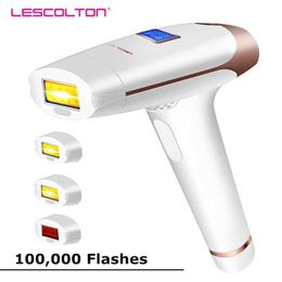 Home Beauty Instrument Lescolton T009i 1000000 pulse light IPL hair removal machine permanent bikini trimmer electric Q240507