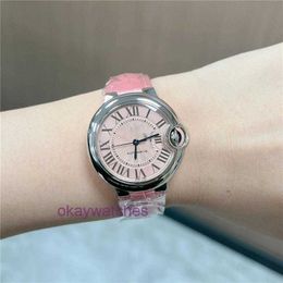 Cartre Luxury Top Designer Automatic Watches 33mm Pink Blue Balloon Mechanical Womens Watch Wsbb0002 with Original Box