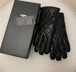 High grade gloves sheepskin touch screen women039s winter thickened warm brand Five Fingers Glove4116766