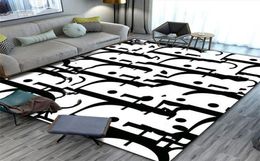 Fashion high quality Carpet 3D printed foot mat Parlour living room rug noslip calssic pattern Top rugs bathroom3476684