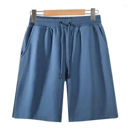 Men's Pants 2024 Leisure Trend Soft Split Short Cotton Multi Color Couple Sports Men Clothing