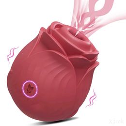 Other Health Beauty Items Powerful Rose-toy Sucking Vibrators for Women Clitoris Stimulator Massager Adults Goods s for female Y240503