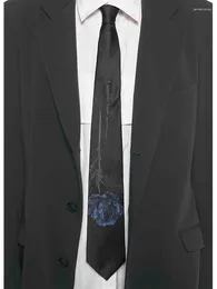 Bow Ties Luxury Unisex Dark YamamotoStyle Tie For Man Fashion Womens Novelty Clothing Accessory