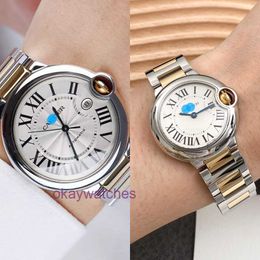 Cartre Luxury Top Designer Automatic Watches Blue Balloon Couple Watch Mens Machinery Womens Quartz with Original Box