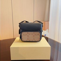 10A Fashion Designer Bags Solid Crossbody Men Shoulder Handbag Classic Pattern Luxurys Mens Bag Color Fashion Bag Purse Handbags Qlgqi