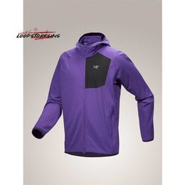 Kurtka na zewnątrz, wodoodporny ciepłe kurtki Delta Men Purple z kapturem kurtka 4do9