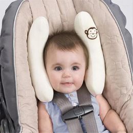 Stroller Parts Banana Car Seat Head Protector Pillow Baby Sleeping Neck Support Cartoon Flower