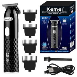 Electric Shavers Kemei 5038 Professional 3 Spd Hair Trimmer For Men Blade Can Be Zero Electric Beard Trimmer Powerful Edge Hair Cutting Machine T240507