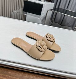 High Quality Designer Sandals Women Slides Leather C Platform Shoes Heel Sandals Channel Slipper Ankle Strap Shoes gkbmm