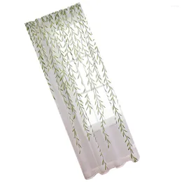 Curtain Window Sheer Modern Wicker Pattern Privacy Drape For Bedroom