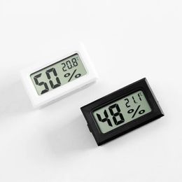 Mini Digital Humidity Metre Thermometer Hygrometer Sensor Gauge LCD Temperature Refrigerator Aquarium Monitoring Display Indoor