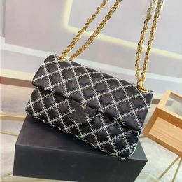 Popular Item Shoulder Imported Women's Crossbody Chain One Design Bag Diamond Pattern Flip Panel Bag Super Versatile Fashion Class Ftfx