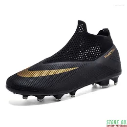 American Football Shoes Big Size 36-48 Men Slip On Male Soccer Sneakers Breathable Training Sports Black White SG Cleats Boots Zapatos
