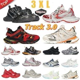 NEW with Box 3XL Track 3.0 Designer Shoes Men Tripler Sliver Beige White Gym Red Dark Grey Sneakers Fashion Plate for Me