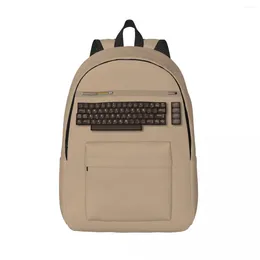 Backpack Custom Commodore 64 Canvas Backpacks Men Women Fashion Bookbag For College School Multimedia C64 Amiga Computer Bags