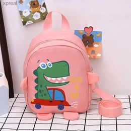 Backpacks Boys and Girls Cartoon Dinosaur Cute Preschool Rucksack Leak proof Backpack School Bag Kindergarten Bag WX