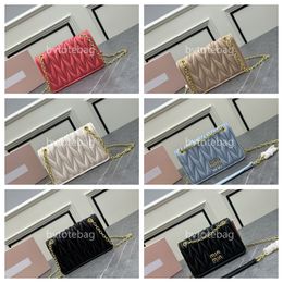 Luxury bowling bags muii Totes High quality travel tote bags soft sheep leather handbags designe miui wallet womens Cross body bag Evening Bag purses with box