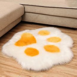 Carpets Floor Mat Household Family Bedroom Imitation Wool Light Luxury Bear Carpet Office Living Room Desk Child Plush