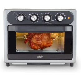 Chef Series 7-in-1 Convection Toaster Oven Pot Barbecue Shop Electric Air Fryer with Non-Stick Frying Basket, Baking Tray, Racks, Drip Tray, and Recipe Book